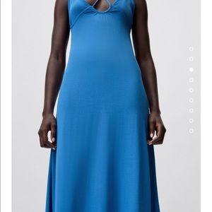 Zara knit dress with straps